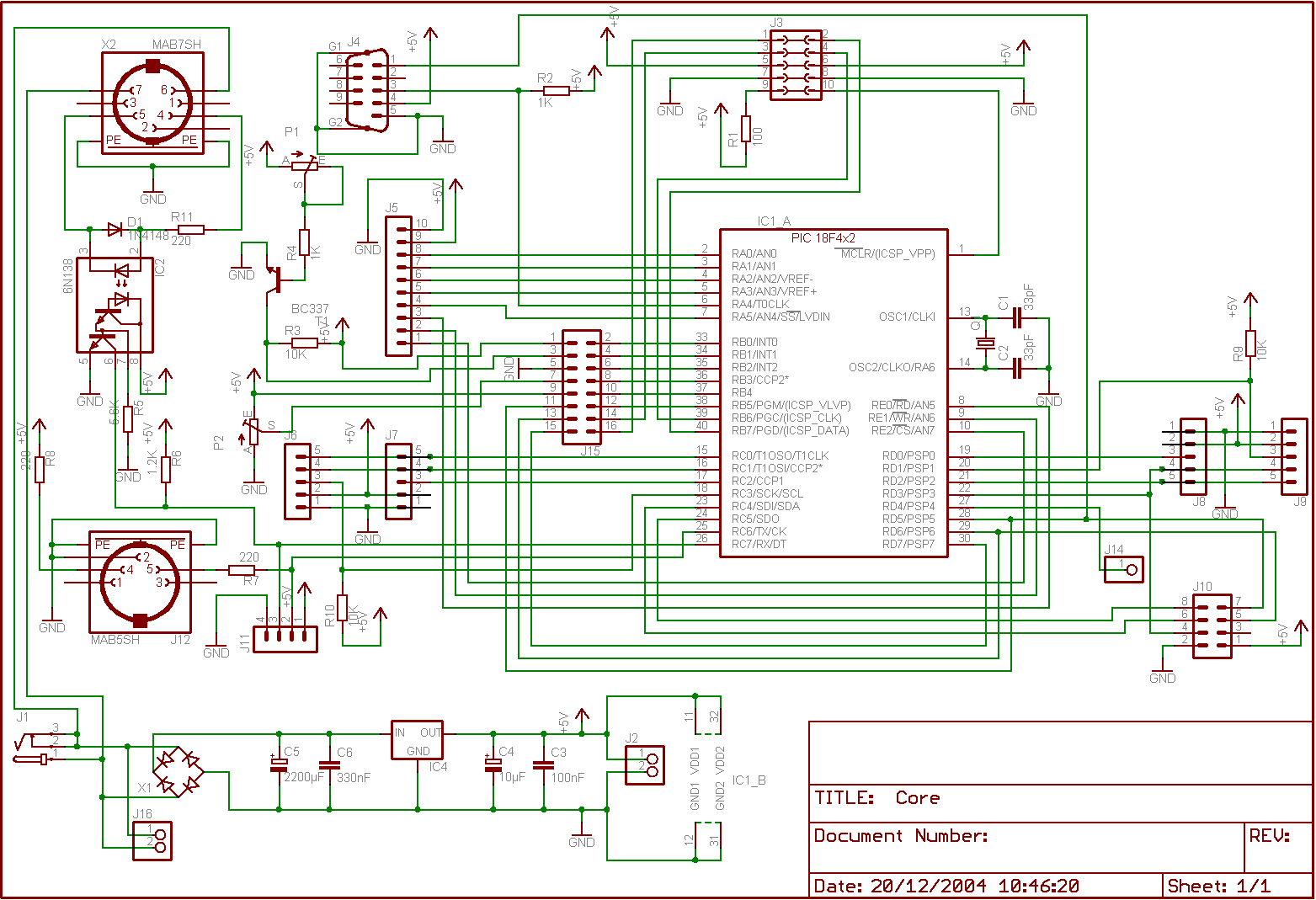 Core schematic